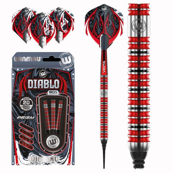 Jeu nylon Winmau Diablo B 90% tgs 18/20g