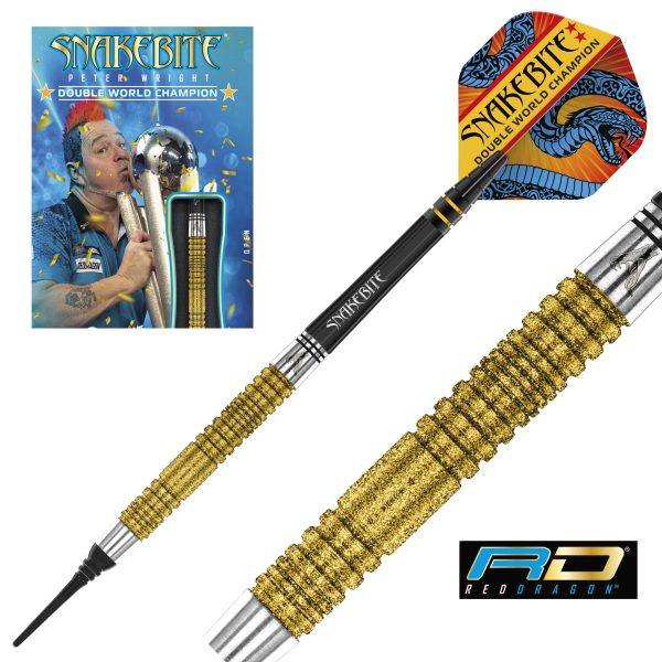 Jeu nylon Red Dragon Peter Wright Double WC SE Gold Plus 90% tgs 20g